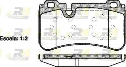 ROADHOUSE 21280-00 | Fren Balatası C Class W204 S204 01 07