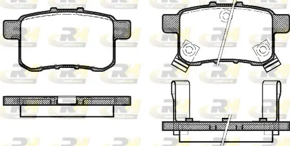 ROADHOUSE 21332-02 | Fren Balatası Accord Ix Cu Berlina Tourer 07 08