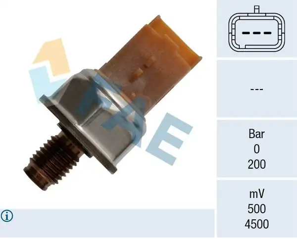 FAE 15607 | Yakıt Basınç Sensörü Peugeot 208 2008 308 3008 508 1 6 Hdi Opel Grandland Combo 1 6 D 12 21