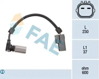 FAE 79085 | Sensör Hız Şanzıman Polo Cordoba Ibiza Fabia 00 08 A-T