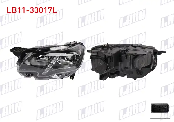 LABO LB11-33017L | Far Sol Ledli Peugeot Rifter 2018