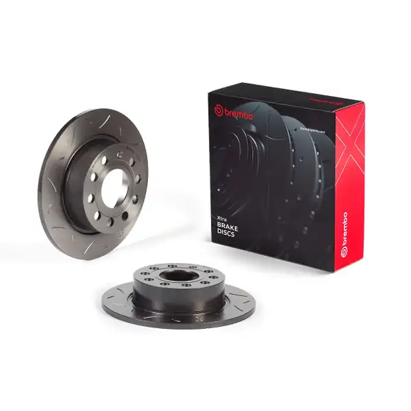 BREMBO 08-9502-1S | Arka Fren Diski Çizgili 253x10 5 112 VW Caddy 04 Golf 04 Audi A3 04 Seat Leon 06 2 Adet