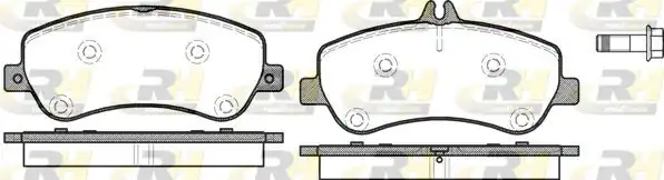 ROADHOUSE 21377-00 | Fren Balatası GLK Class X204 06 08 Xx