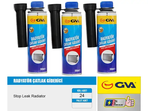 GVA 9910185 | Radyatör Catlak İlacı 300ml Sıvı Stop Leak 24 Adet
