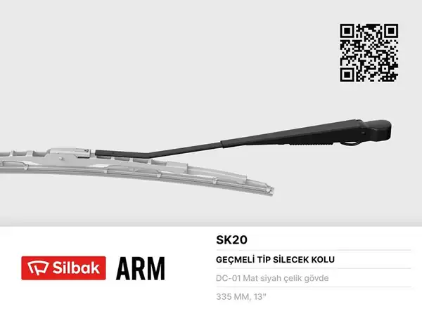 SİLBAK SK20 | Traktor Silecek Kolu 2 Adet