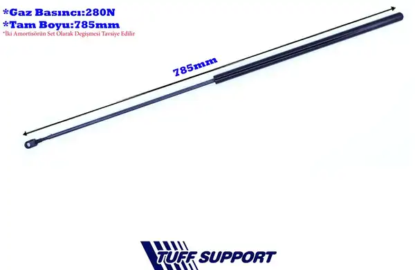 TUFFSUPPORT 610169 | Kaput Amortisörü Mercedes 190 W201