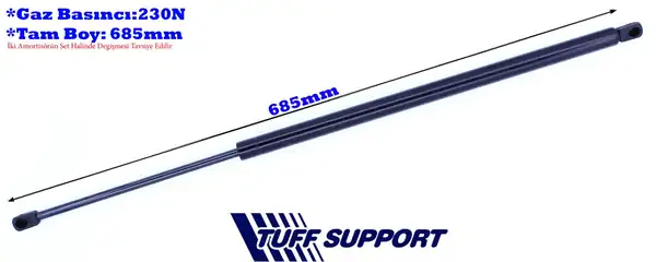 TUFFSUPPORT 610448 | Kaput Amortisörü Mercedes S Class W220