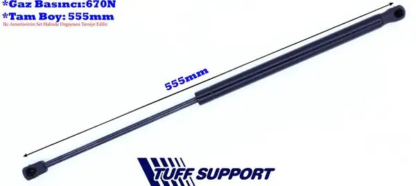 TUFFSUPPORT 611726 | Bagaj Amortisörü Fiat 500l 12