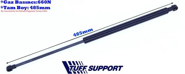TUFFSUPPORT 612766 | Bagaj Amortisörü Opel Zafira Tourer C P12 Gazlı