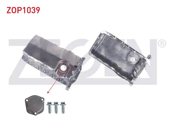 ZEGEN ZOP1039 | Yağ Karteri Alüminyum Tapalı Sensör Delikli Sensör Deliksiz Volkswagen Golf IV Bora Polo Classic Audi A3 1 6 AKL Motor