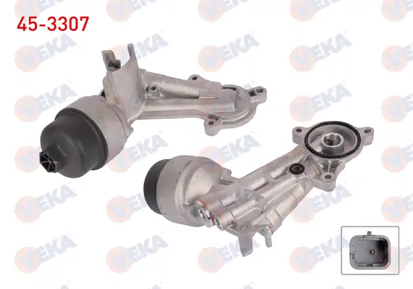 VEKA 45-3307 | Yağ Soğutucusu Komple Peugeot 206