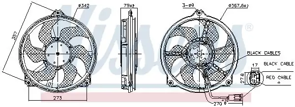 NISSENS 850073 | Fan Motoru Citroen Jumpy Peugeot Expert