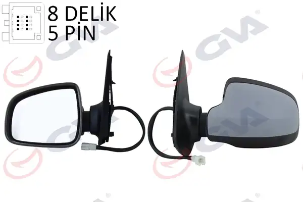 GVA 1019167 | Dış Dikiz Aynası Sol Sandero Stepway 12 Elektrikli Isıtmalı Astarlı Konveks Sensörsüz Vm 6804ehpl