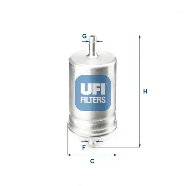 UFI 31.510.00 | Yakıt Filtresi (Benzin) Golf I / II / III / IV Jetta II Lt28 / 35 Passat Polo / Classic Sharan T3 T4
