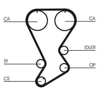 Continental Ctam Ct875 Triger Kayışı
