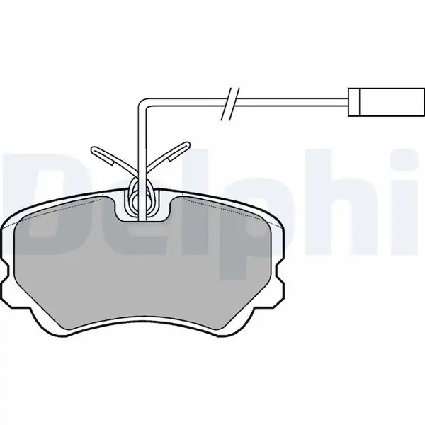 DELPHI LP900 | Disk Balata Ön Alfa 33 86 95 1 Adet