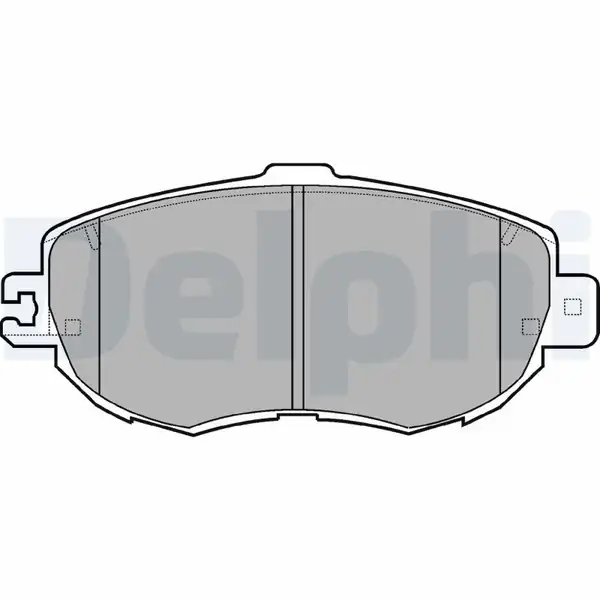 DELPHI LP938 | Disk Balata Ön Lexus Ls400 09 92 10 94 1 Adet