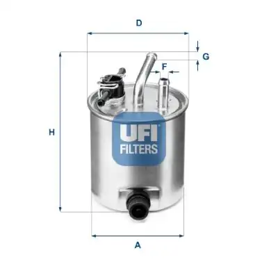 Ufi Filters 55 582 00 Nissan Yakıt Filtresi