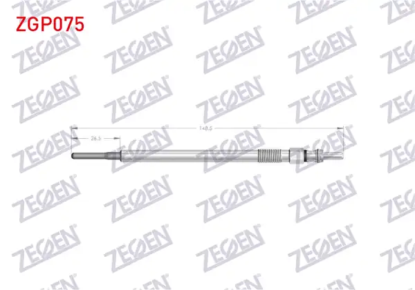ZEGEN ZGP075 | Kızdırma Buji 7v Mercedes W176 W204 W205 C218 W211 W212 W164 W221 W639 W447 B906 Om640 Om642 Om651 10 Adet