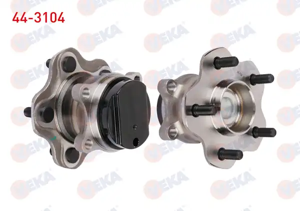 VEKA 44-3104 | Porya Sol Sağ Arka Rulmanlı Nissan Qashqai J10 1 5 dCi 4x2 5 Bijon ABS Sensörlü 2007 2014