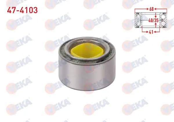VEKA 47-4103 | Ön Tekerlek Rulmanı Sol Sağ 41x68x40 35 Suzuki Vitara 1 6i 16v 1988 1999 Grand Vitara İ 2 0i 2 5 V6 1998 2003