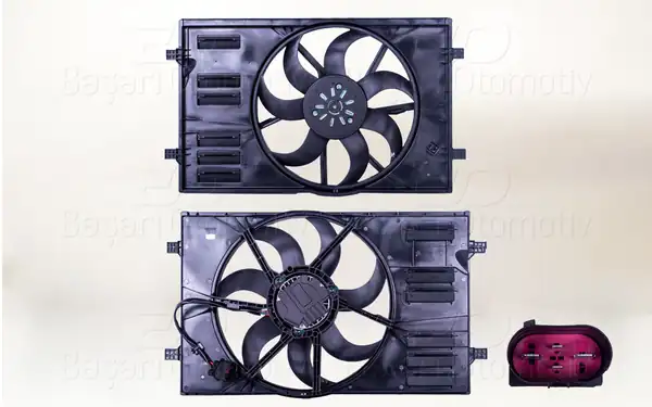 WISCO 1113026-00 | Fan Motoru Davlumbazlı 410 mm 4 Fiş 7 Kanat 450w Audi A3 111302600