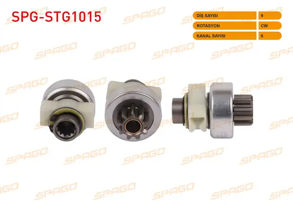 SPAGO Spg Stg1015 Marş Dişlisi 9 Dış Cw 12 Kanal Fiat Tempra SLX