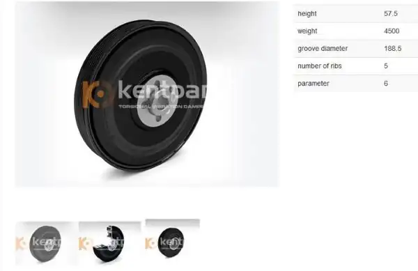 KENTPAR 101 | Krank Kasnağı Crafter Lt35 T4 A6 S70 S80 V70 2.4D 2.5 TDI 94-Ael Ahd Anj Avr Bjm