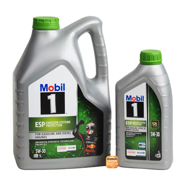 Mobil 1™ ESP 5W-30 Motor Yağı (5+1 Litre) 6 LT Üretim Tarihi 2025