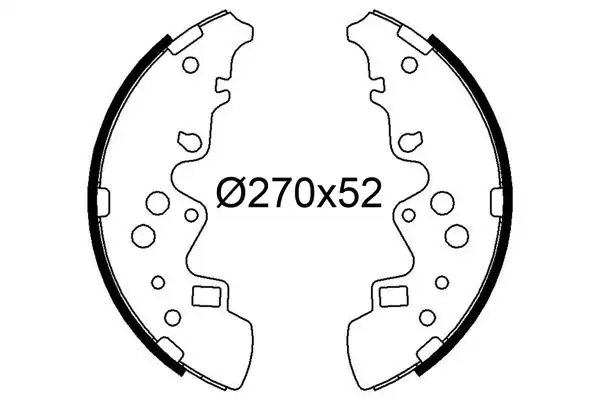 VALEO 564314 | Fren Pabuclu Balatası Mazda E2200 97 >