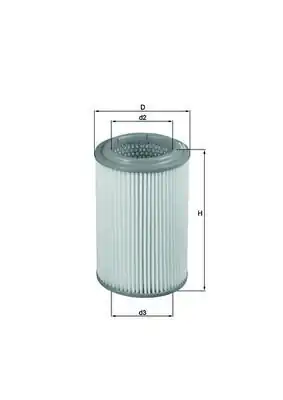 MAHLE LX2689 | Hava Filtresi Bongo Dizel 06->