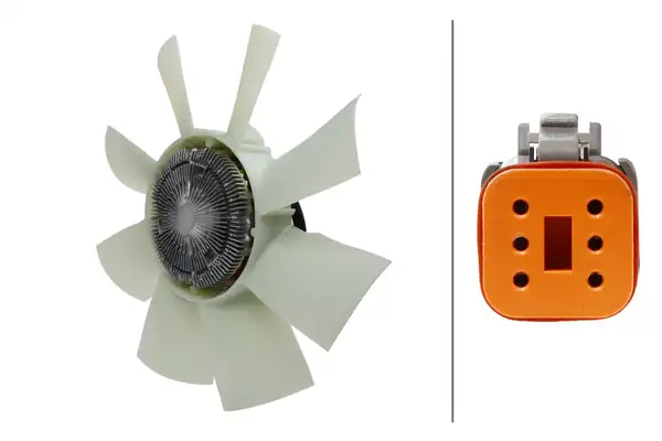 Visco Fan Gövdesi Elektronik Kontrollü Komple Plastik Pervaneli Renault Kerax 420