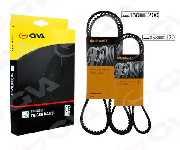 GVA 58130170 | Triger Kayışı Setlı 130x200 058x170 VW Bora Golf IV V Plus Polo 1 4 1 6 16v 536023310 536022810
