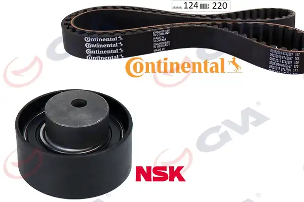 GVA 59T2915C | Eksantrik Gergi Kiti 124x220 Brava 1 2 16v Bravo İ II 1 2 1 4 Egea Doblo 1 4 Linea 1 2 Marea Pal İo 1 2