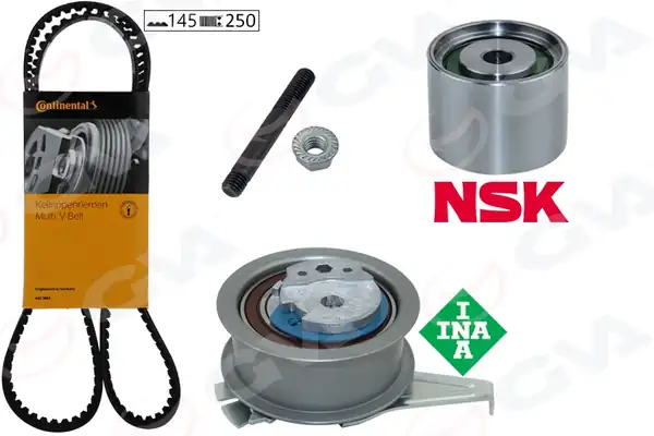 GVA 59T7505C | Eksantrik Gergi Kiti Polo Fabia 14 Ibiza IV 15 A1 14 CUSA CUSB Cyza Cyzb