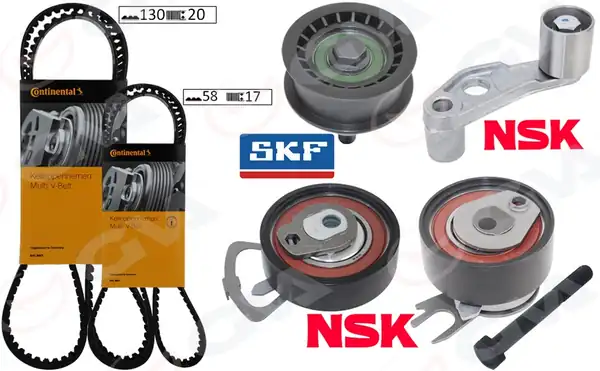 GVA 59T7509 | Triger Seti 130x20 Polo Cordoba Golf4 Fabia Bora 1 4 1 6 16v BCB BBY Bud BBZ BKY AHW Ajv AZD CGGB
