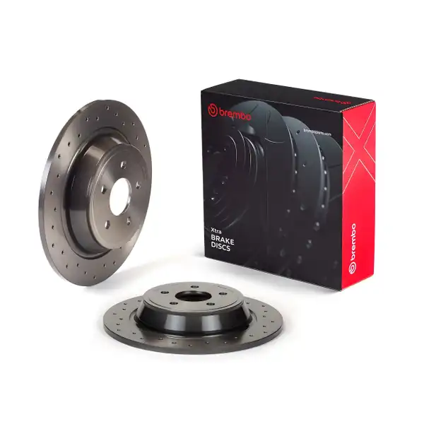 BREMBO 08-N258-2X | Fren Diski Arka Delikli 316 mm UV Coated Ford Kuga Mondeo 2 Adet