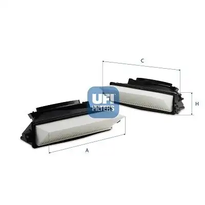 UFI 30-E57-00 | Hava Filtresi Mercedes Om642 W212 W204 2 li Set