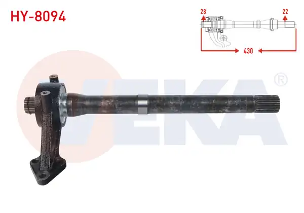 Veka Hy_ 8094 Aks Ara Mili Uzunluk 430mm Hyundai Tucson 2 0 CRDI A T 2004 2010 İx35 2 0i 16v A T 2010 Kia Sportage 2 0 2 0 CRDI A T 2004