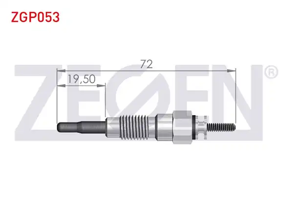 ZEGEN ZGP053 | Kızdırma Buji 11v Nissan Pick Up D21 2 5d 1985 1998 10 Adet