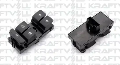 KRAFTVOLL 04050205 | Cam Açma Kapama Anahtarı 4lu Kırmızı Işık Arona Ateca Ibiza Polo A1 18 Leon 13 20