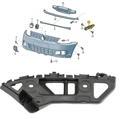 GKL 292804 | Tampon Braketi Ön Sol Caddy 11 15