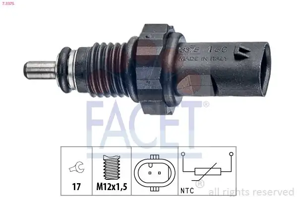 FACET 73375 | Hararet Müşürü Toyota Avensis 16 D4 D 20 D
