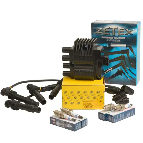 Ateşleme Bobin+Buji Kablo-Buji Takım Set Corsa B Vectra B Astra F X14XE-X16XEL
