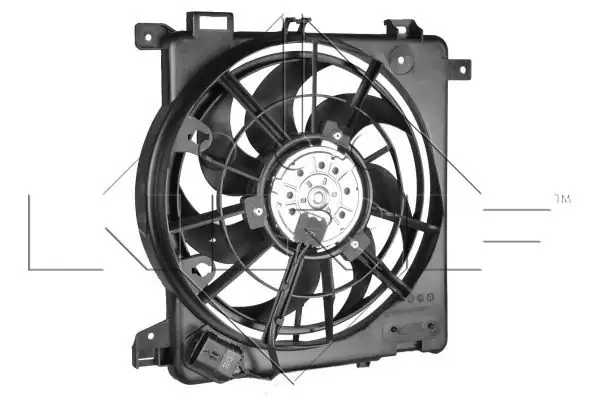 NRF 47622 | Opel Astra H 1.3 1.7 1.9 CDTI Fan Motoru Davlumbazlı Komple 24467444