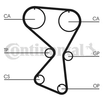 Continental Ctam Ct1075 Triger Kayışı 175 Dış 94952 Hyundai 2 4 Santa Fe Sonata IV Kia Sorento 2 4