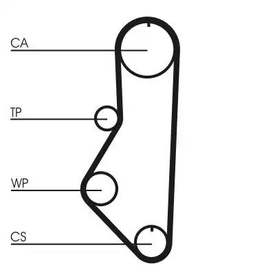 Continental Ctam Ct595 Triger Kayışı Mazda 626 II 2 0 83 87 929 II 2 0 84 87