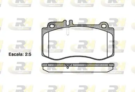 ROADHOUSE 21406.00 | Fren Balatası CLS Shooting Brake X218 10 12 -