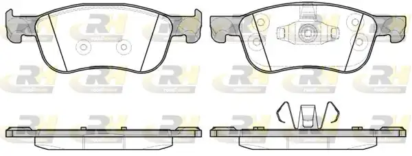 ROADHOUSE 21776-00 | Fren Balatası Ön Ford Fiesta VII Courier V 769 17