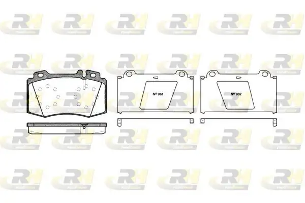 ROADHOUSE 2769-00 | Fren Balatası C Class Berlina Sportcoupe T Mode Xx